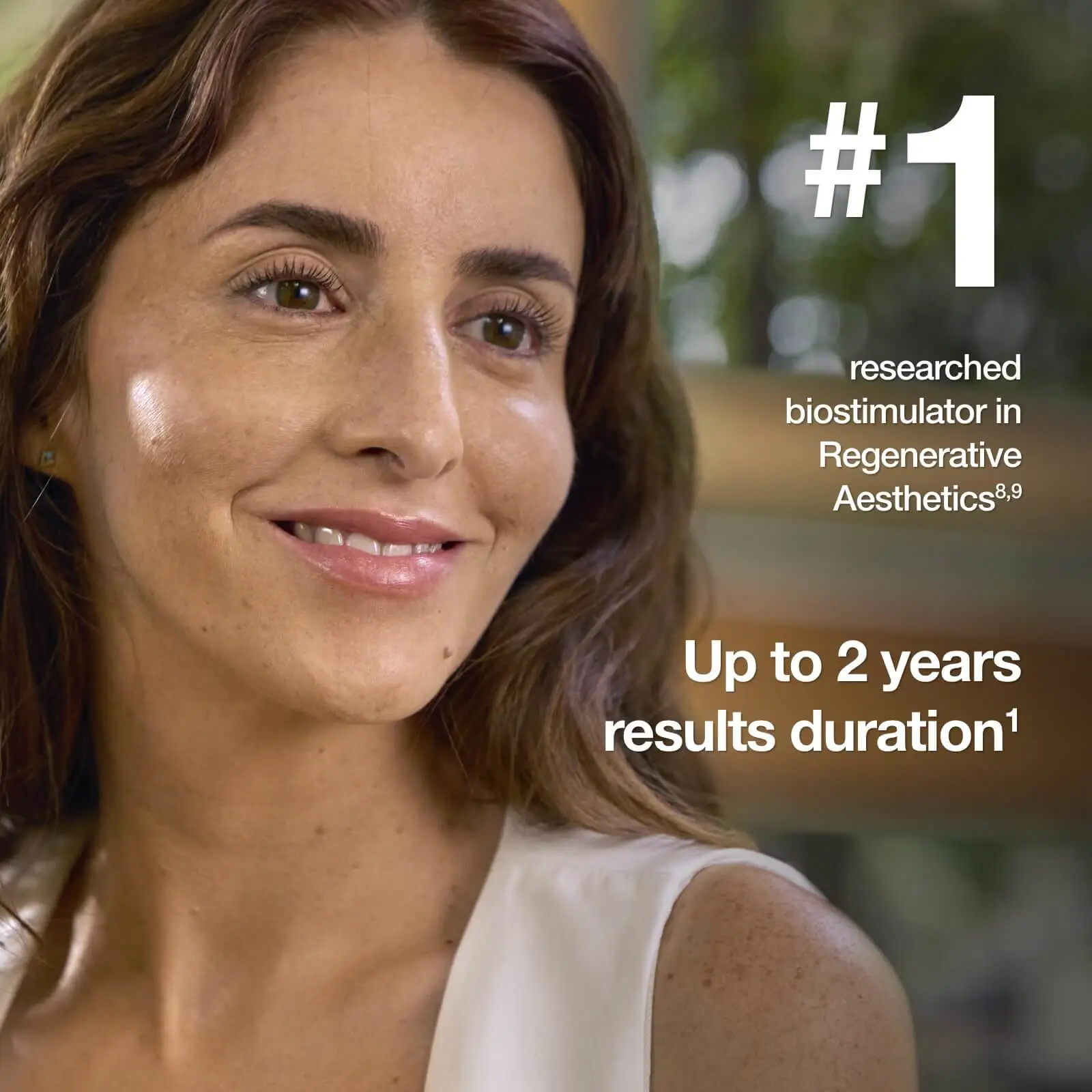 #1 researched biostimulator in Regenerative Aesthetics. Up to 2 years duration.